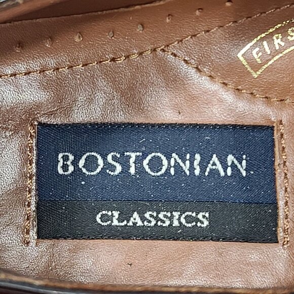 Bostonian Classics Cap Toe Oxford Dress Shoes Men\'s Size 9W Black Leather 20390 main image 3